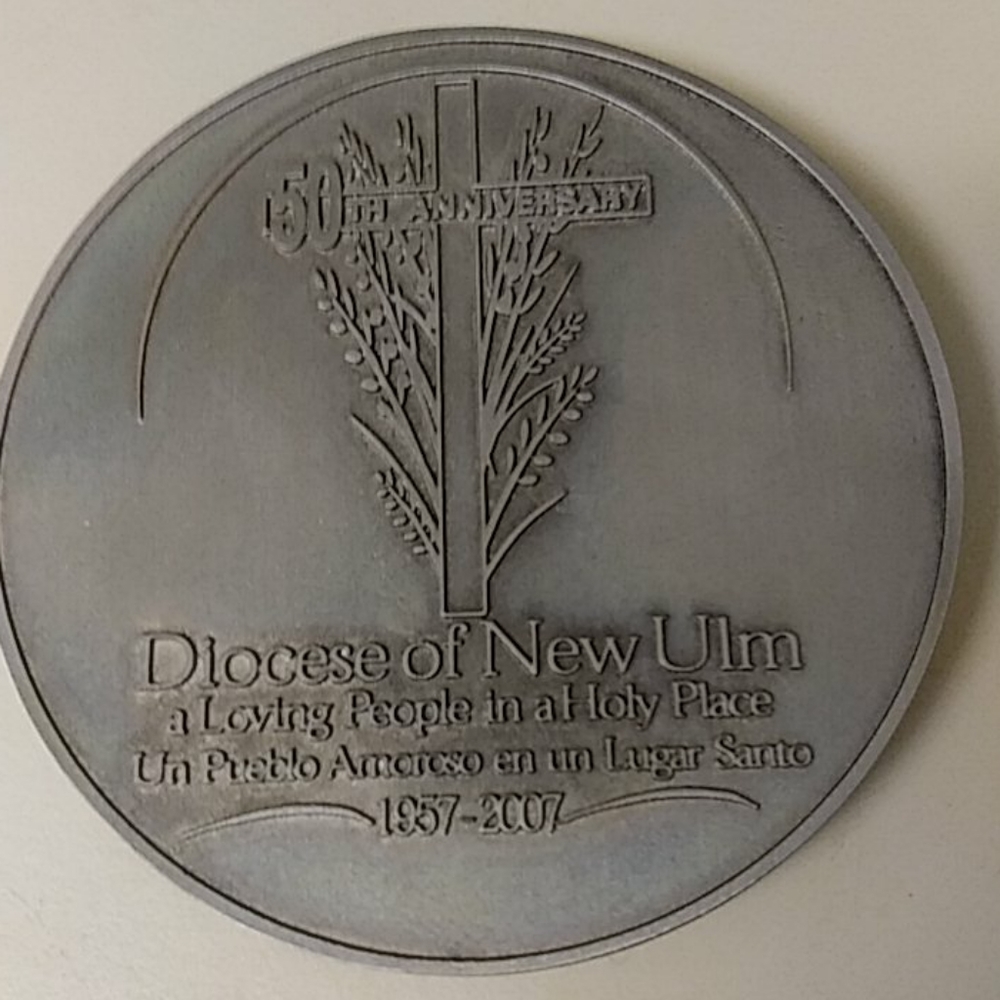 50 Anniversary Diocese of New Ulm medal.